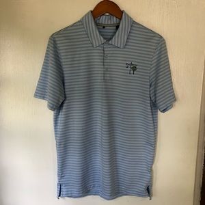 Light Blue Adidas Polo- Palmetto Amateur Logo- Size Medium